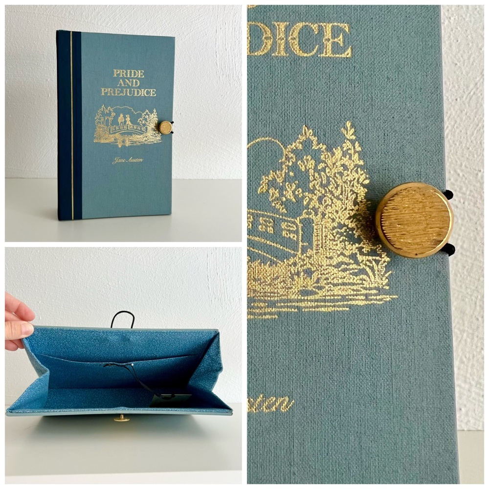 Pride & Prejudice Book Clutch Purse Handmade NWT
